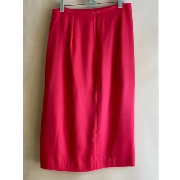 J. CREW Skirt Sarong Lined Midi Beach-To-Street Summer Pink Size 6 - Picture 5 of 6